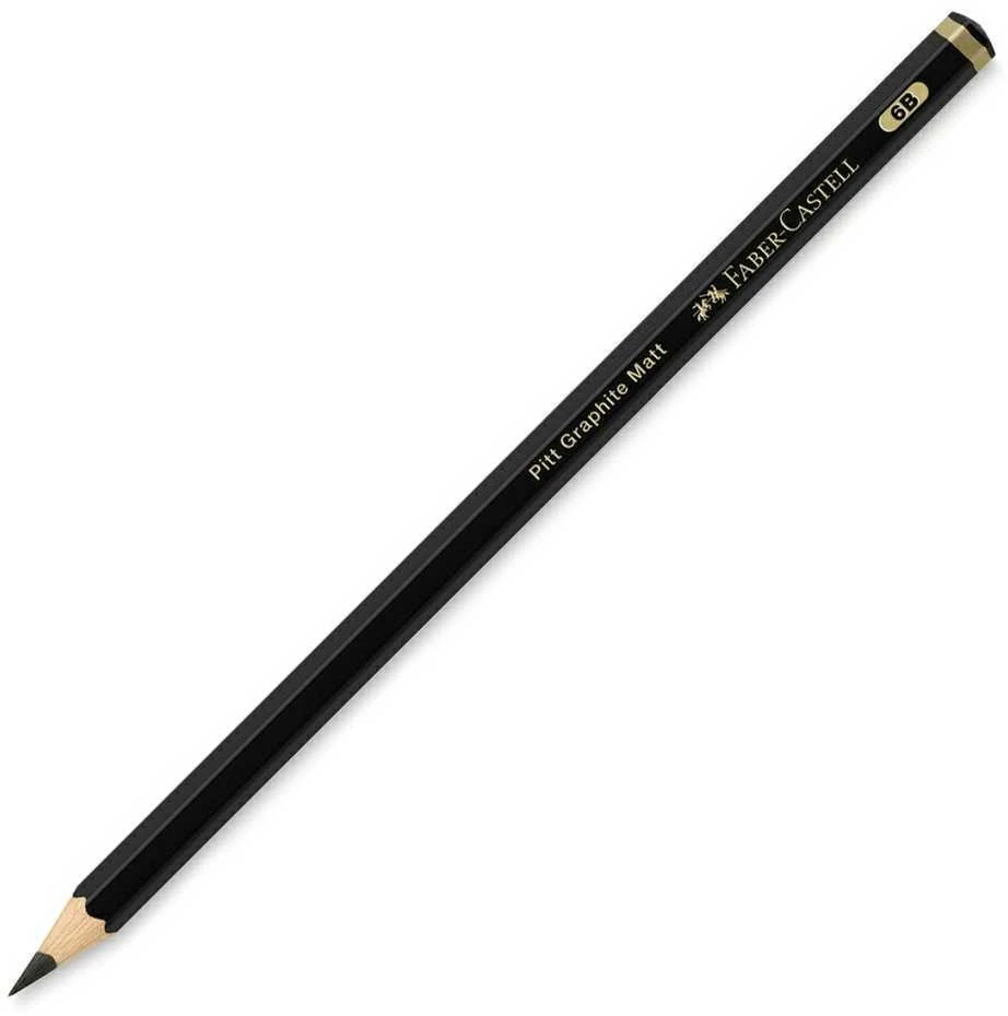 Pieštukas Faber-Castell Pitt Graphite Matt 6B
