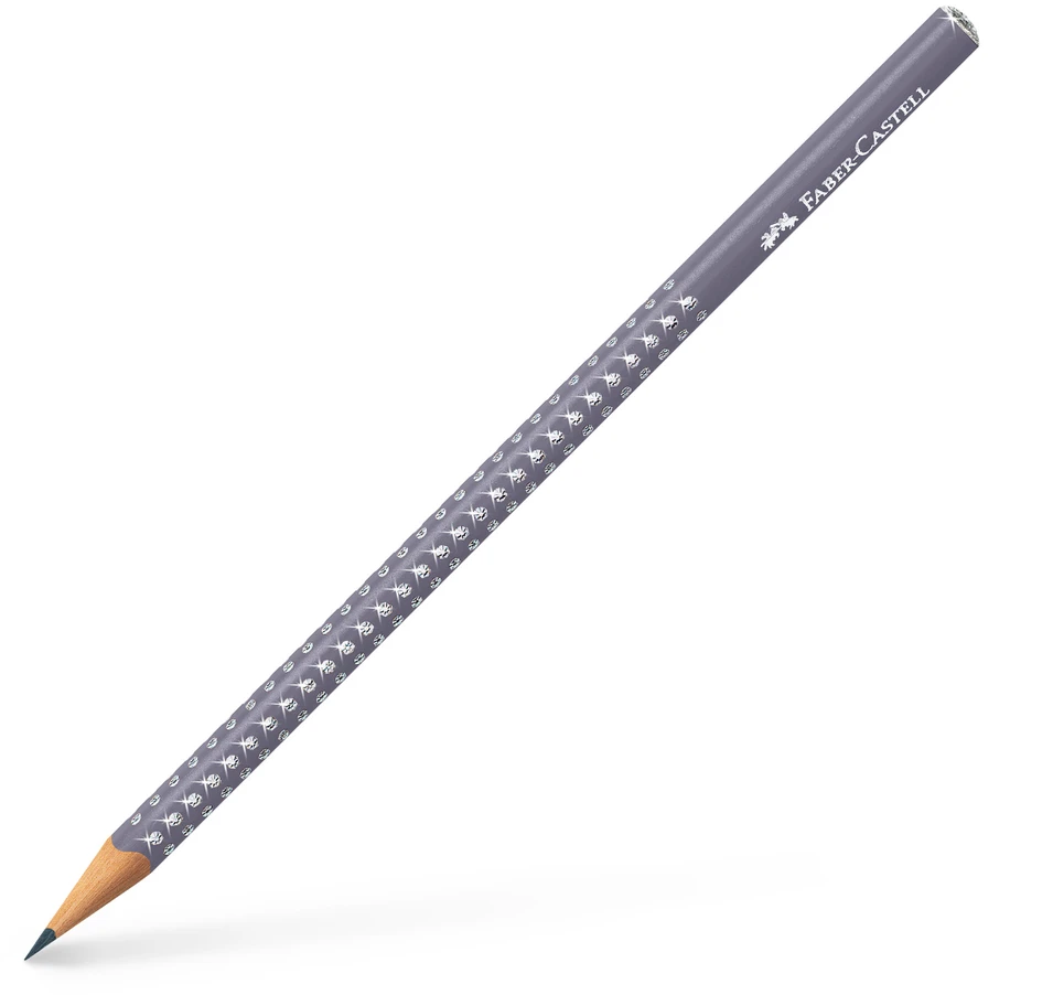 *Pieštukas Faber-Castell Sparkle pilkos spalvos, blisteryje
