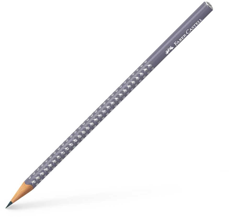 *Pieštukas Faber-Castell Sparkle pilkos spalvos, blisteryje