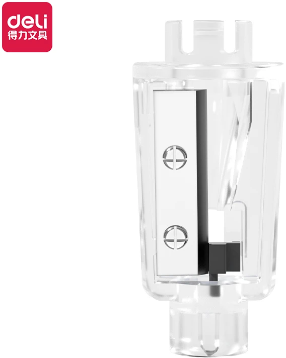 Pieštukų drožtukas DELI H508, skaidrus