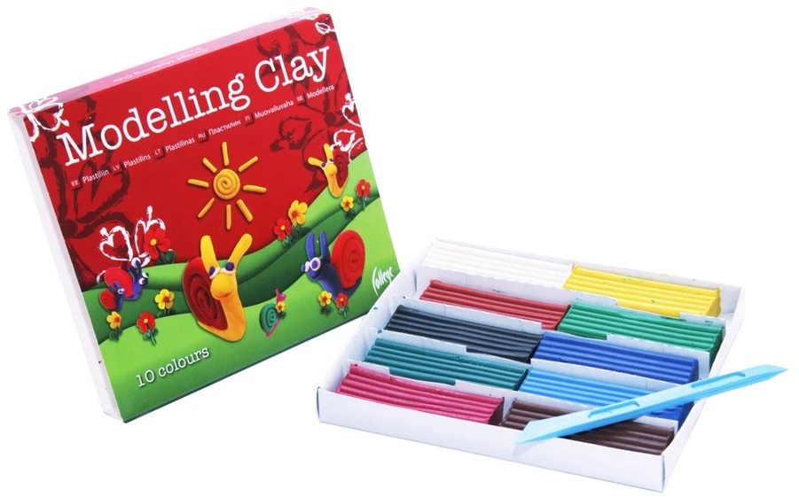 Plastilinas College, 200g, 10 spalvų