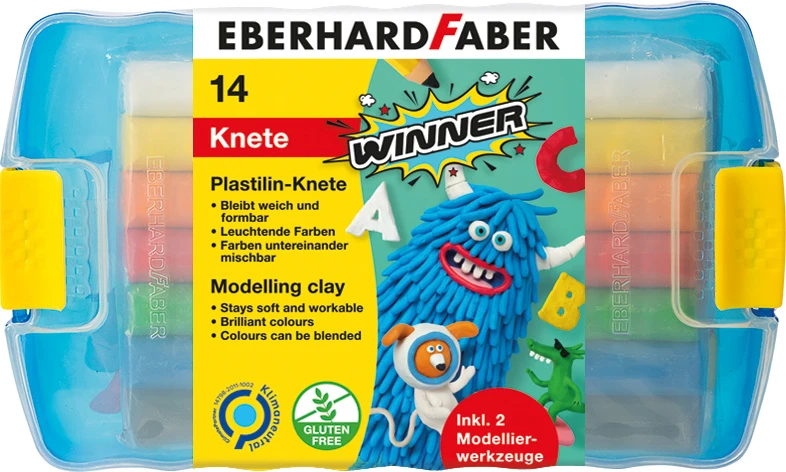 Plastilinas EberhardFaber, Winner 7 spalvų