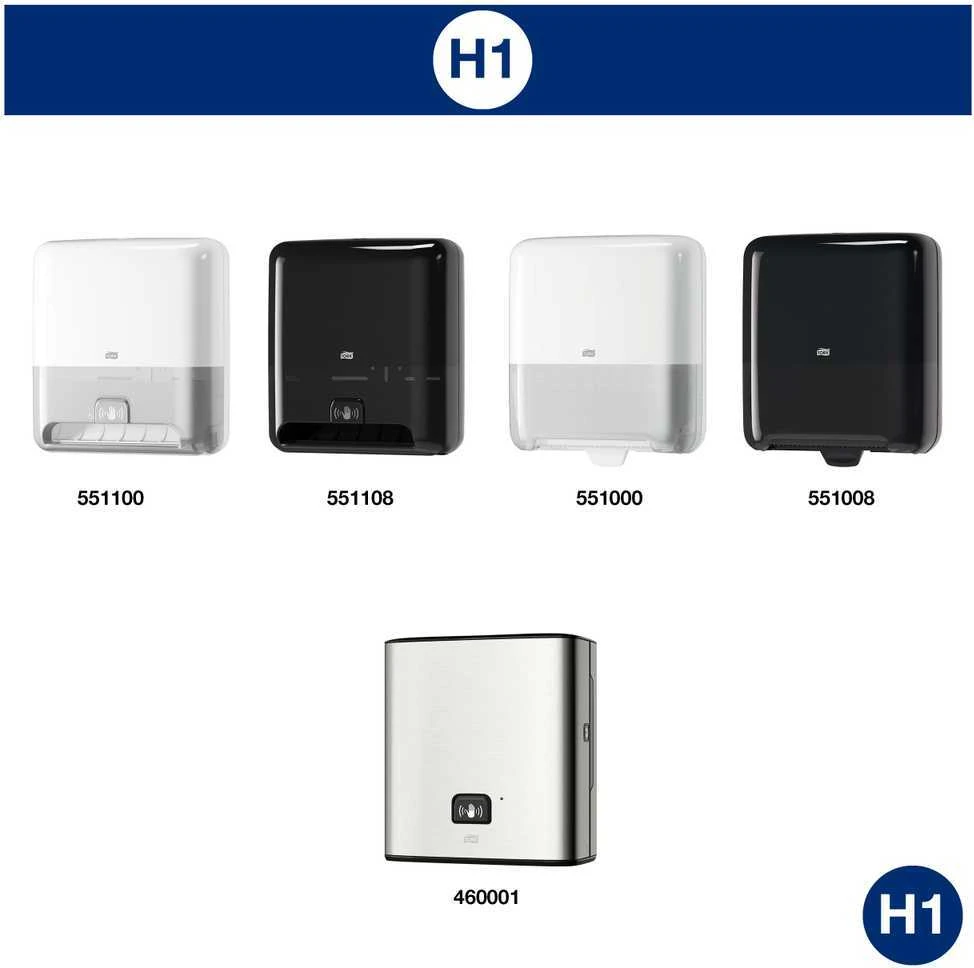Popieriniai rankšluosčiai Tork Premium Matic Soft H1 (290016), 2 sluoksniai, baltos spalvos, 100m, 408 lapeliai