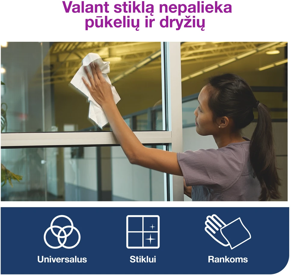 Popieriniai rankšluosčiai Tork Wiping Centerfeed M2 (130034), 1 sluoksnis, baltos spalvos, 165 m
