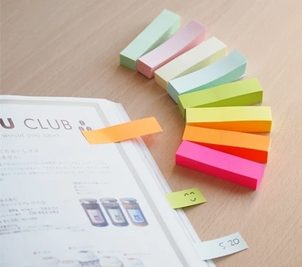 Stickxb4N Popieriniai žymekliai Stick´N 21618, 50x10mm, 7 neoninės spalvos po 40vnt., blisteryje