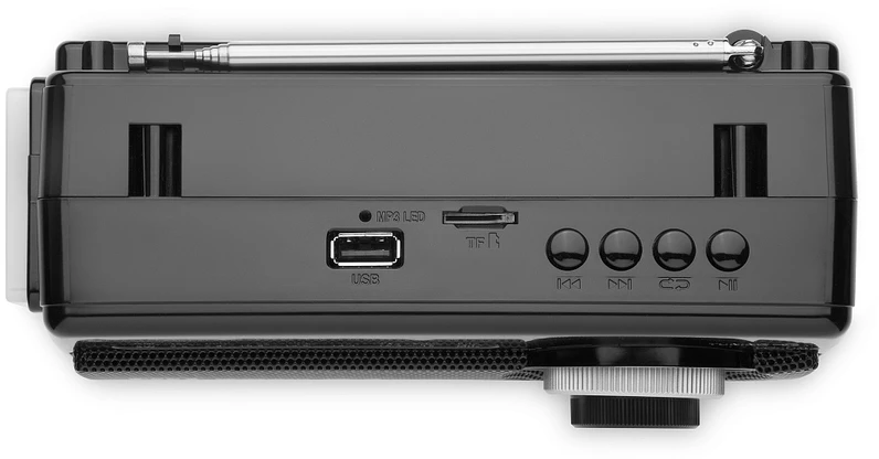 Radijas REAL-EL X-510 juodos spalvos