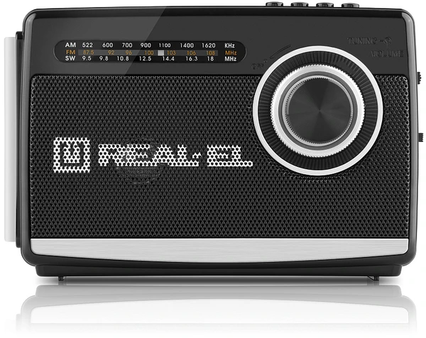 Radijas REAL-EL X-510 juodos spalvos