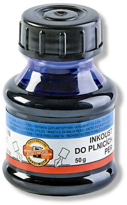 Rašalas KOH-I-NOOR, 50 ml, mėlynas 1223-401