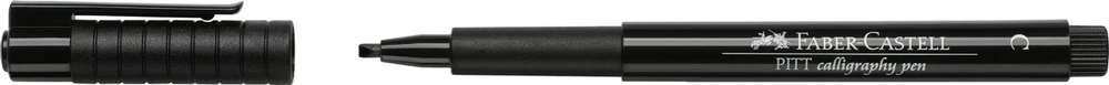 Rašiklis dailyraščiui Faber-Castell 2.0mm, juodos spalvos