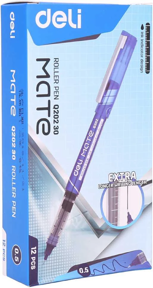 Rašiklis Deli Q20230 0.5 mm mėlynos spalvos