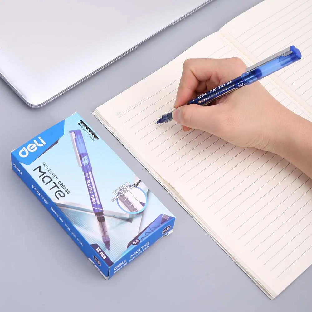 Rašiklis Deli Q20230 0.5 mm mėlynos spalvos