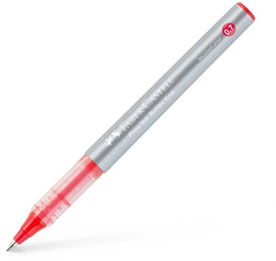 Rašiklis Faber-Castell 0.7 raudonos spalvos