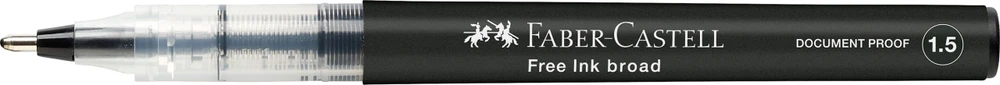 Rašiklis Faber-Castell, 1.5mm, juodos spalvos