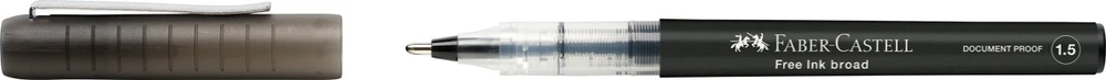 Rašiklis Faber-Castell, 1.5mm, juodos spalvos