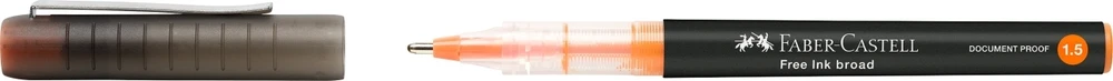 Rašiklis Faber-Castell, 1.5mm, oranžinės spalvos