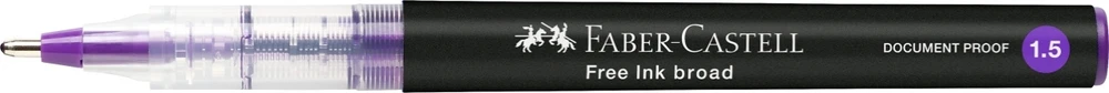 Rašiklis Faber-Castell, 1.5mm, purpurinės spalvos