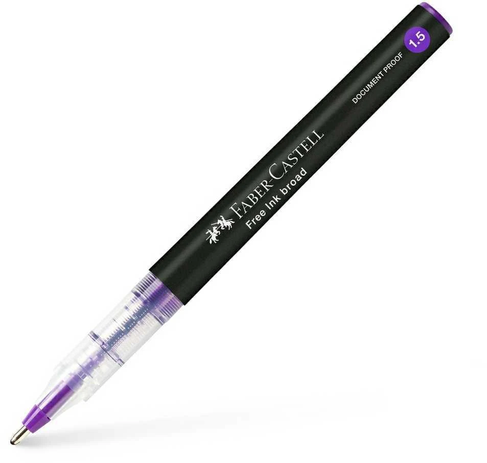 Rašiklis Faber-Castell, 1.5mm, purpurinės spalvos