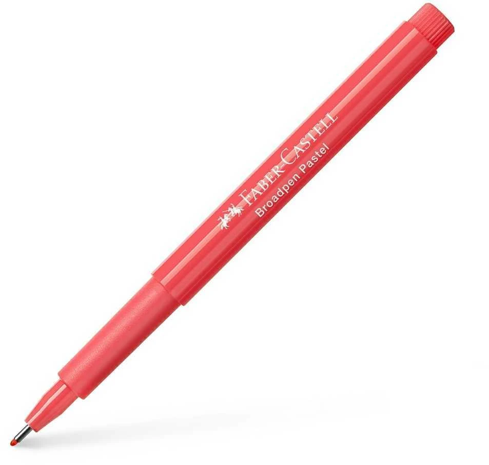 Rašiklis Faber-Castell FineLiner Broadpen, 0,8mm, persikų spalvos
