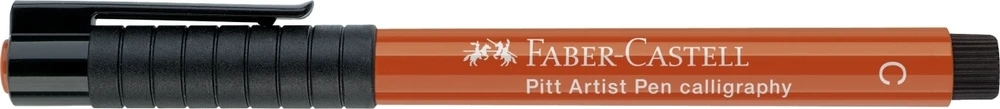 Rašiklis piešimui Faber-Castell PITT Artist Pen C, kaligrafinis, #188 Sanguine