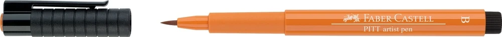 Rašiklis piešimui Faber-Castell PITT Artist Pen B, teptukinis, #186 Terracotta