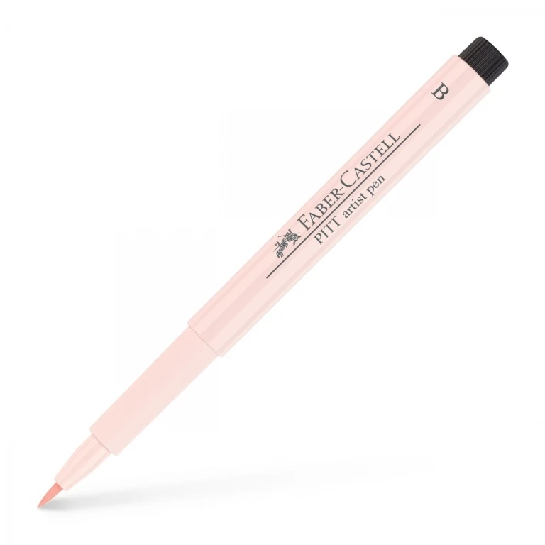 Rašiklis piešimui Faber-Castell PITT Artist Pen B, teptukinis, #114 Pale Rožinė