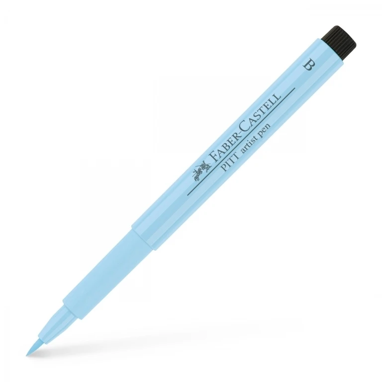 Rašiklis piešimui Faber-Castell PITT Artist Pen B, teptukinis, #148 Ice Mėlyna