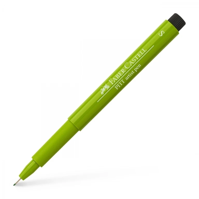 *Rašiklis piešimui Faber-Castell PITT Artist Pen, S, #170 May Žalias