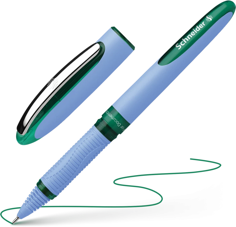 Rašiklis Schneider One Hybrid N, 0.5mm, žalios spalvos