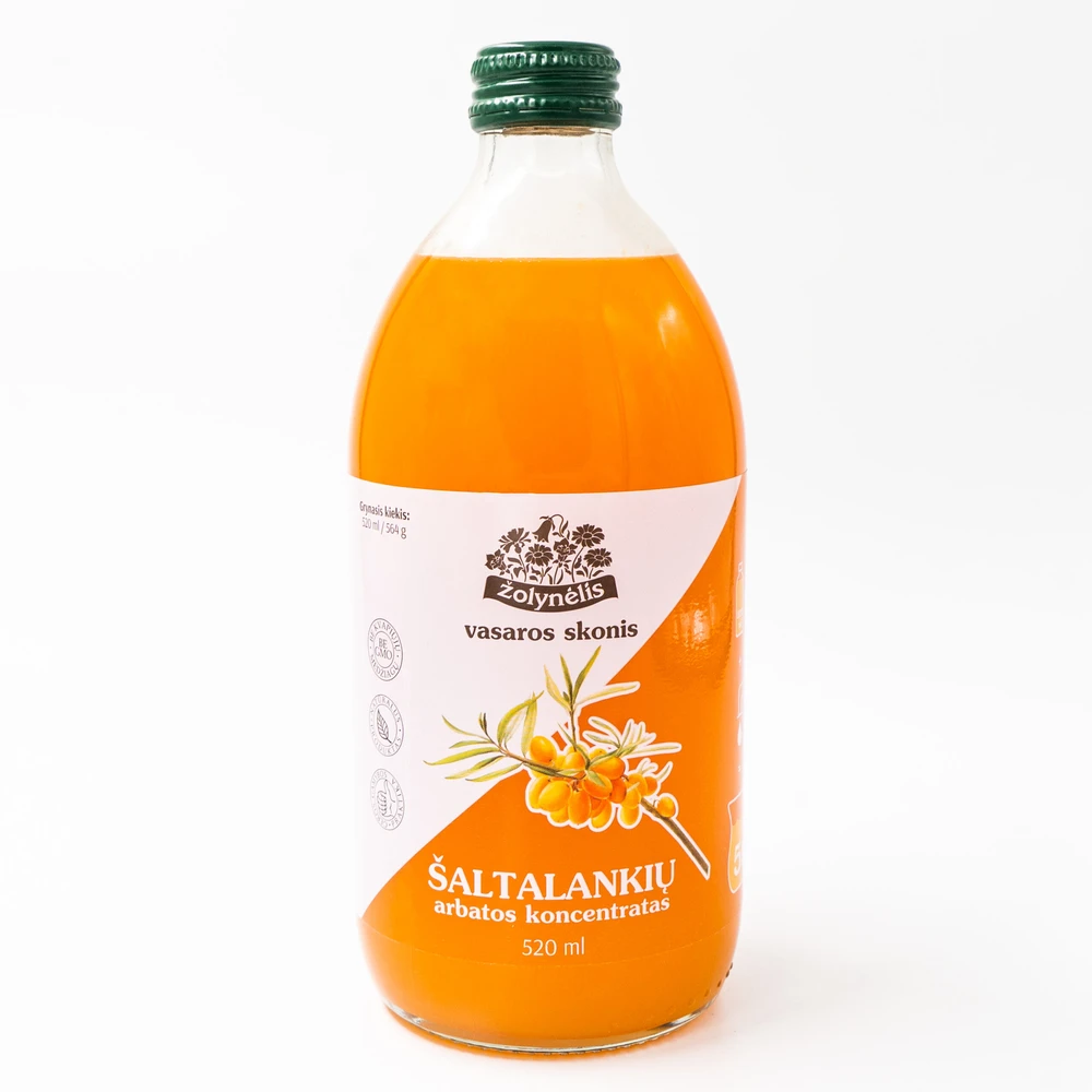 Šaltalankių arbatos koncentratas Žolynėlis 520 ml