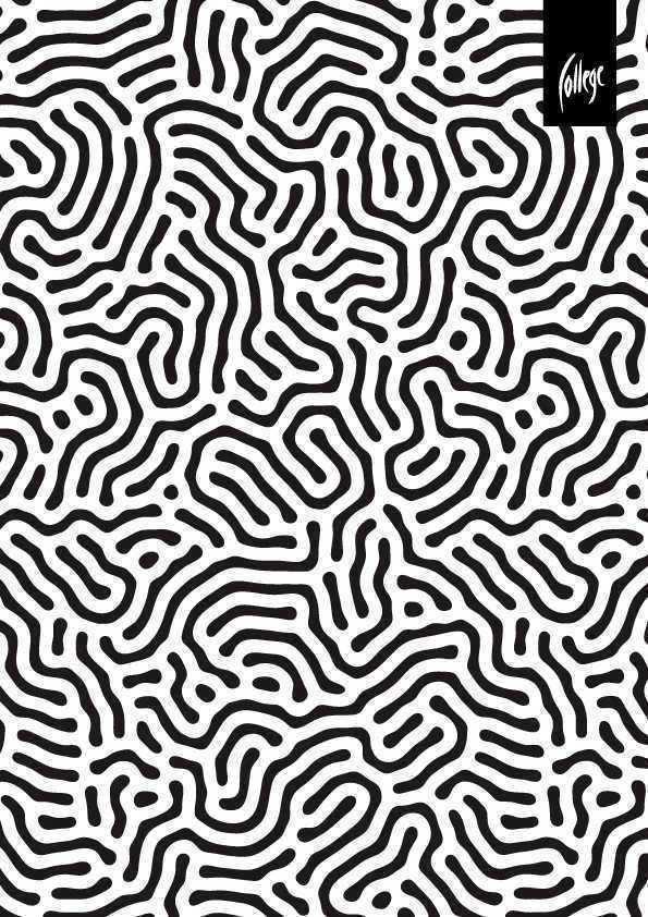 Sąsiuvinis College BW, A4, 80 lapų, langeliais, su spirale