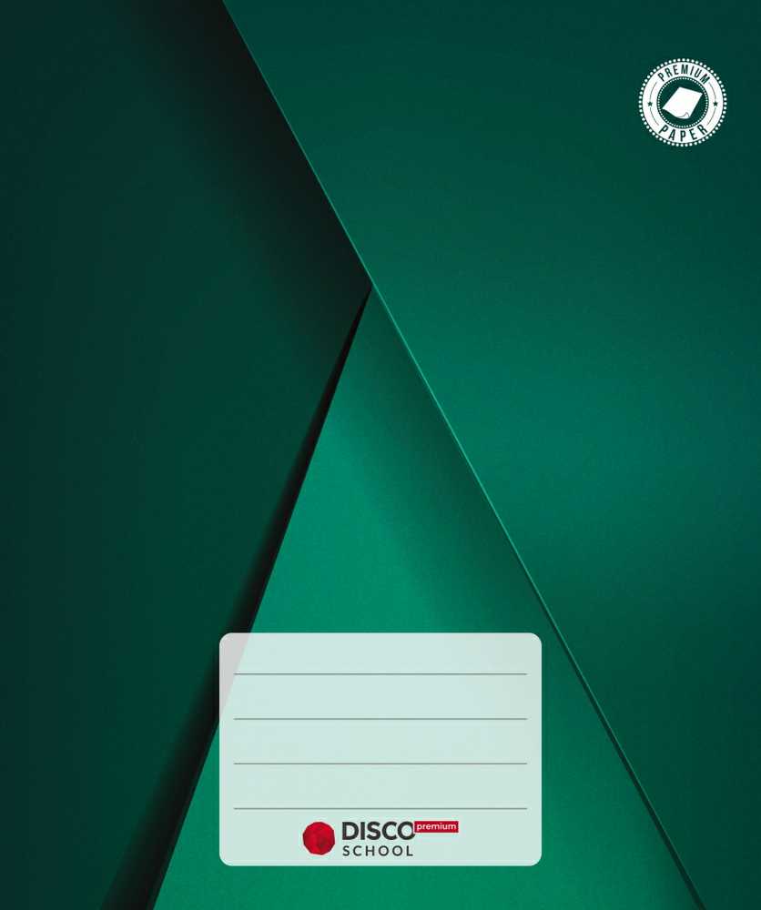 Sąsiuvinis Disco Premium School, 32 lapų, linijomis