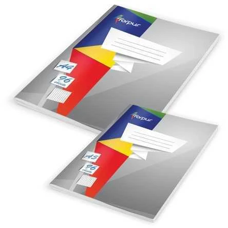 *Sąsiuvinis Forpus, A5, 96 lapų, minkštu viršeliu, linijomis