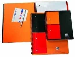 Sąsiuvinis su spirale OXFORD ACTIVEBOOK, A5, 80 lapų, langeliais