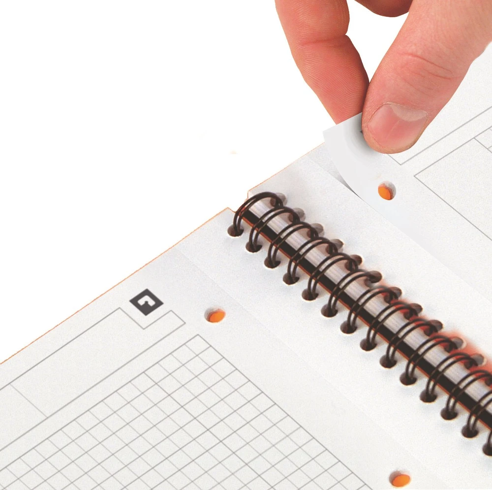 Sąsiuvinis su spirale OXFORD INTERNATIONAL NOTEBOOK, A4+, 80 lapų, langeliai