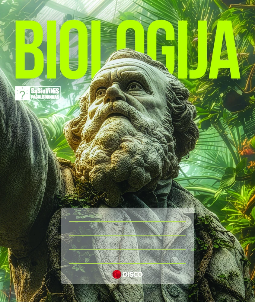 Realister Sąsiuvinis pagalbininkas biologijai, 32 lapų, langeliais