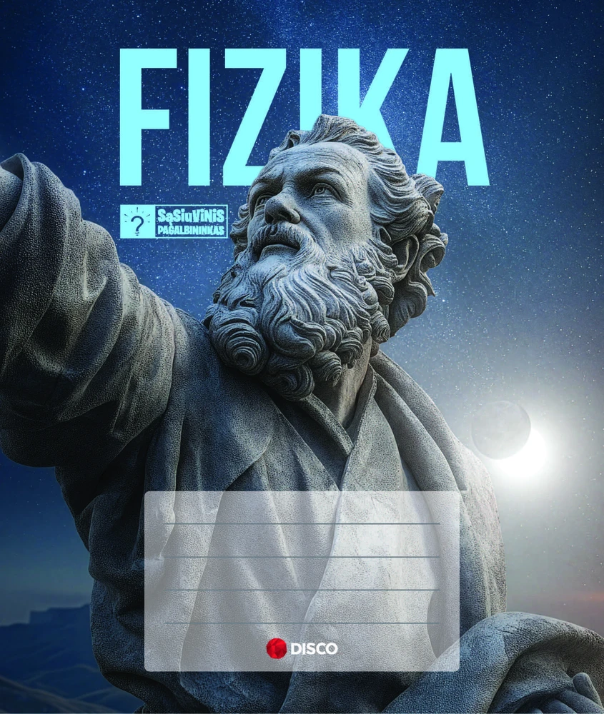 Physicians Formula Sąsiuvinis pagalbininkas, fizika, 32 lapų, langeliais