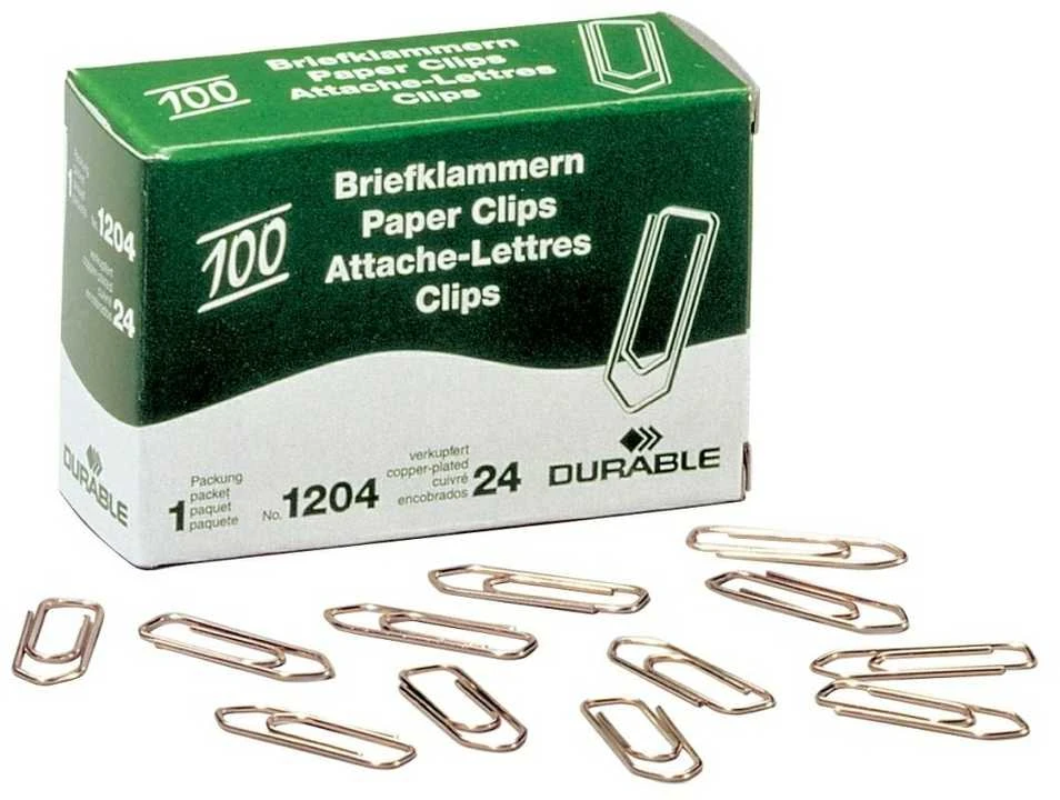 Sąvaržėlės Durable, 26mm cinkuotos 100vnt