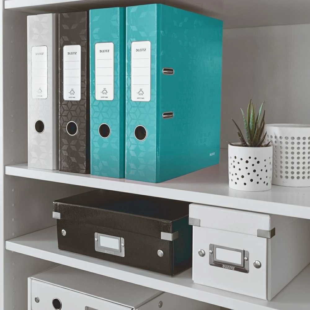 Segtuvas LEITZ 180 WOW POB A4/8cm ledo mėlynas