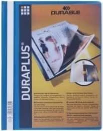 Aplankas dokumentams su įsegėle ir kišene DURABLE DURAPLUS