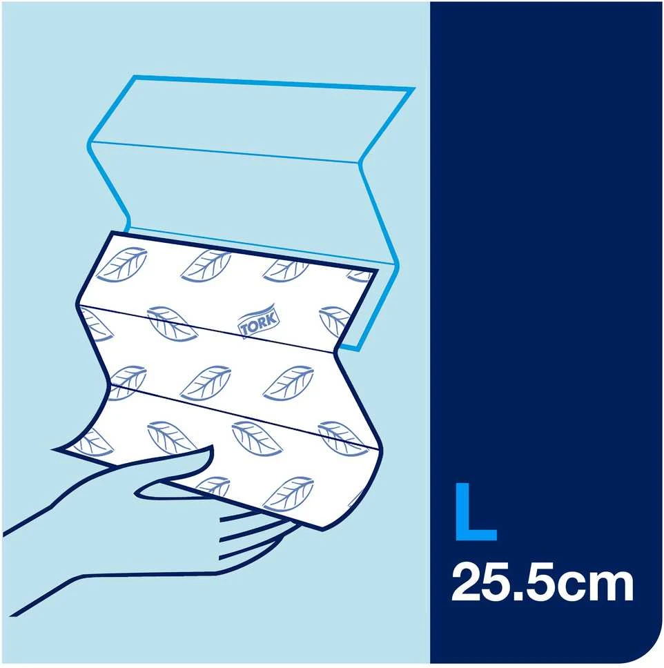 Servetėlės Tork Multifold Advanced Soft H2 (120398), 2 sluoksniai, baltos spalvos, 180 lapelių