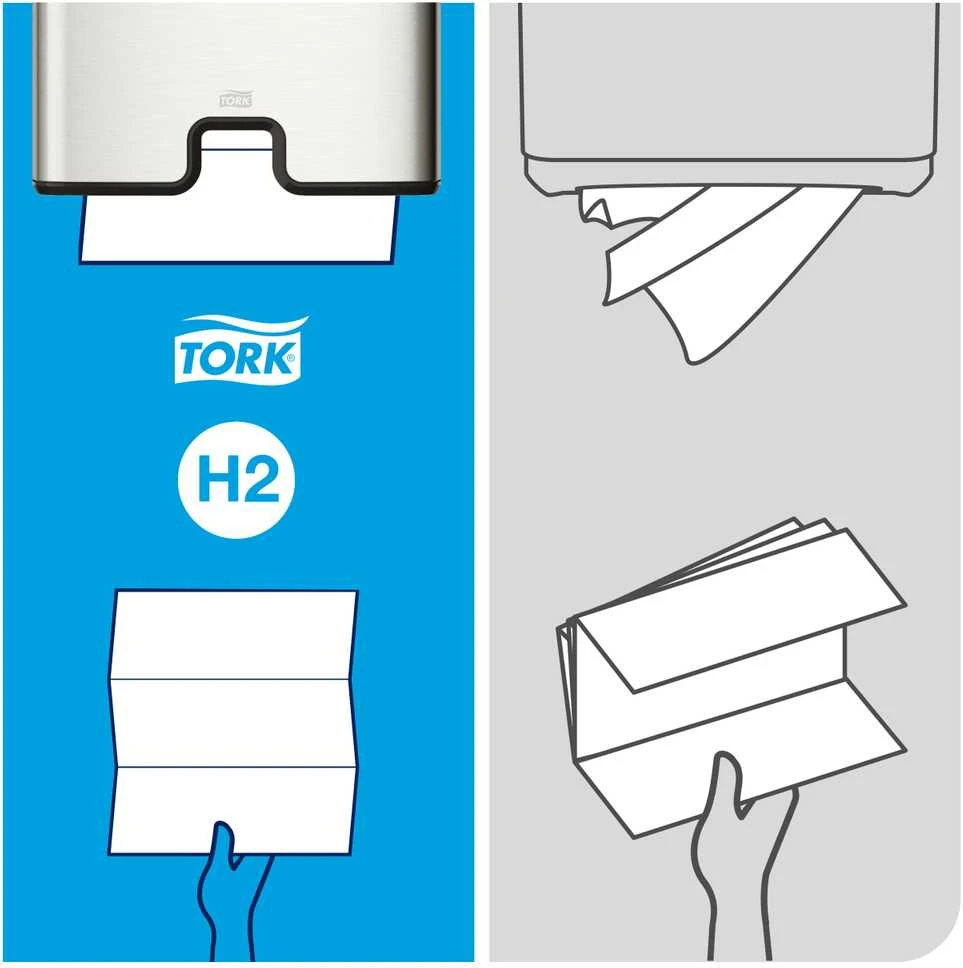 „Tork Xpress Soft Multifold“ suspausti minkšti popieriniai rankšluosčiai, H2 100888
