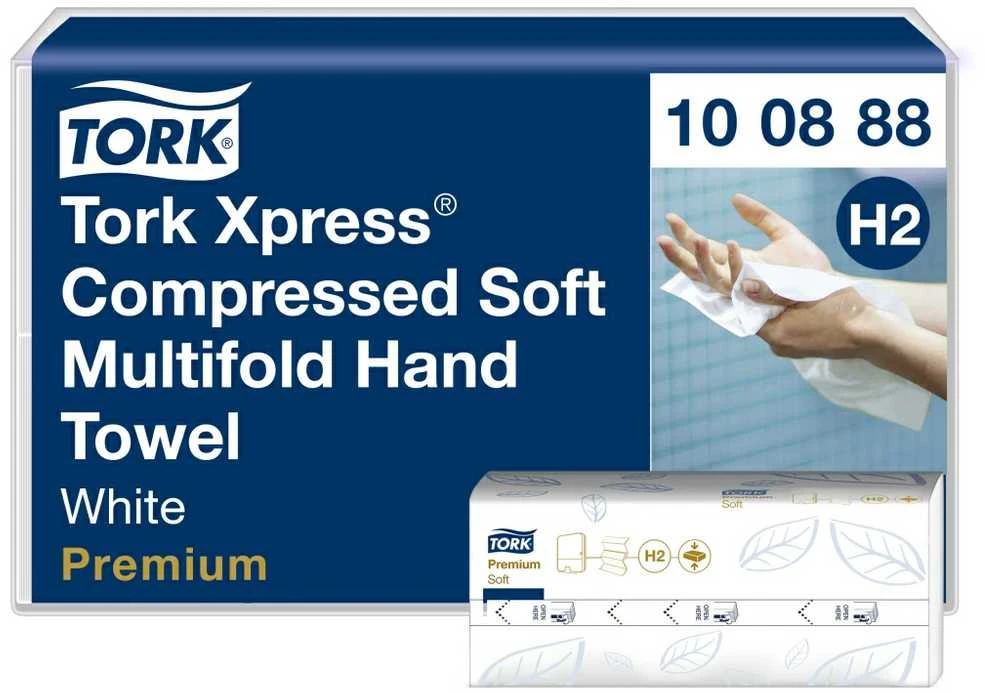 „Tork Xpress Soft Multifold“ suspausti minkšti popieriniai rankšluosčiai, H2 100888