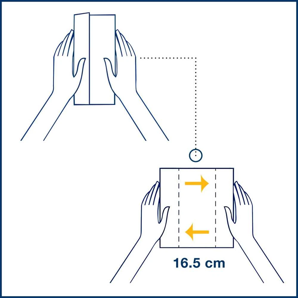 Servetėlės Tork Xpressnap Fit, N14 (15830), 2 sluoksnių, baltos spalvos, 6 pak