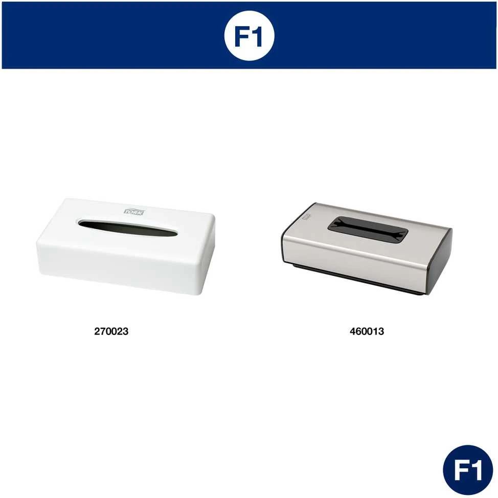 Servetėlės veidui Tork Premium Facial F1 (140280), 2 sluoksniai, baltos spalvos, 100 vnt, dėžutėje