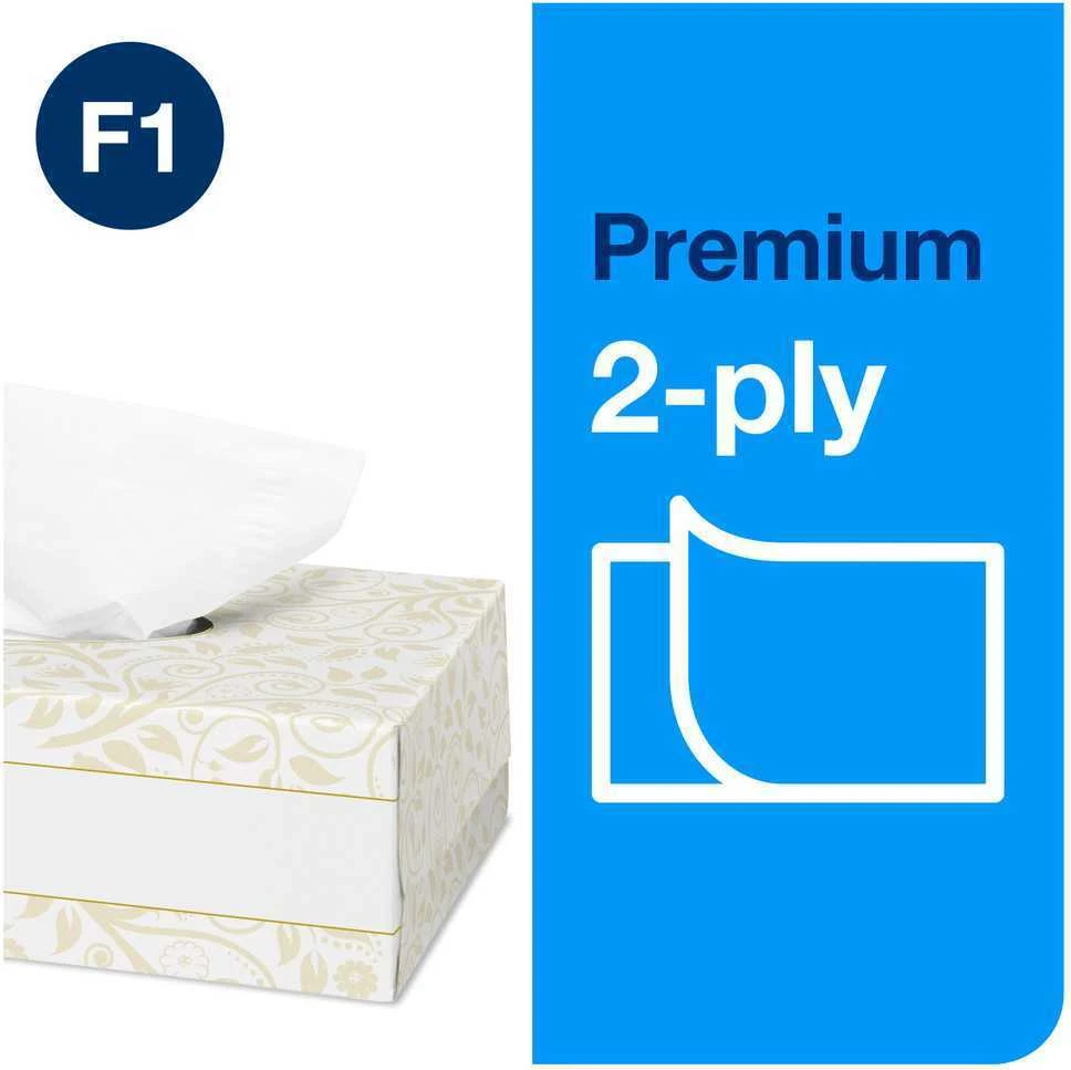 Servetėlės veidui Tork Premium Facial F1 (140280), 2 sluoksniai, baltos spalvos, 100 vnt, dėžutėje