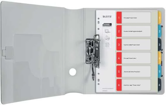 Skiriamieji lapai Leitz Cosy 1-6, Spausdinami, PP, įvairių spalvų