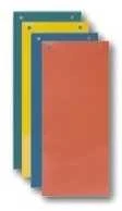 Skirtukai dokumentams SMLT kartoniniai 11x23,5cm 50vnt. geltoni