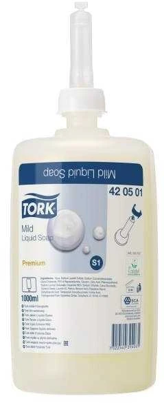 Muilas Tork Premium Mild S1, skystas, švelnus, 1l