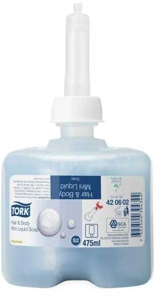 Skystas muilas Tork Shower Kreminis (dušo gelis) Mini S2 (420602), 475ml