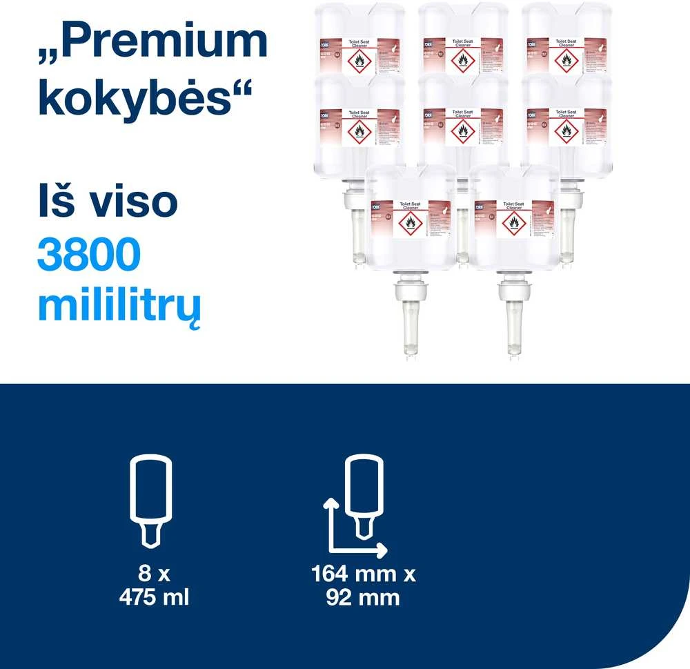 Skystas valiklis Tork Seat Cleaner S2 (klozeto sėdynių) (420302), 475 ml